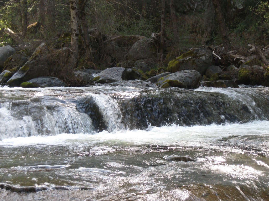 A lower cascade of Carlon Falls.